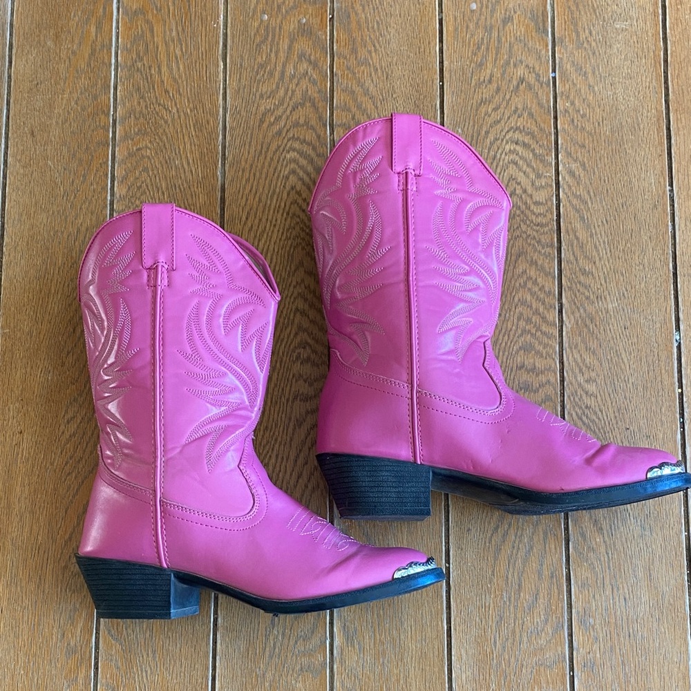 Hot Pink Western Cowboy Boots
